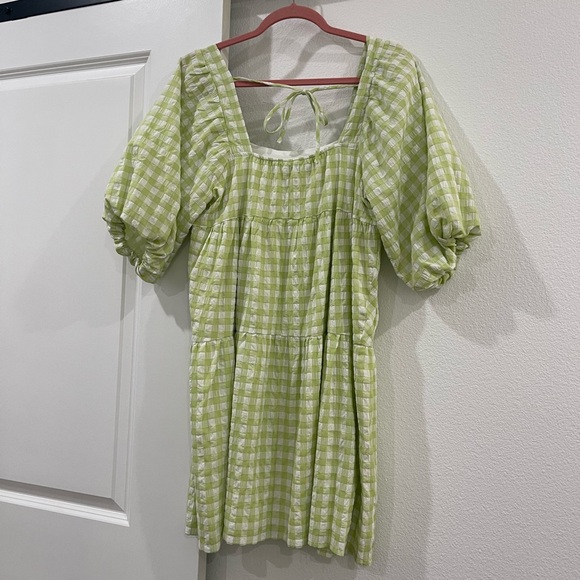 Puff Sleeve Summer Dress - Picture 2 of 2